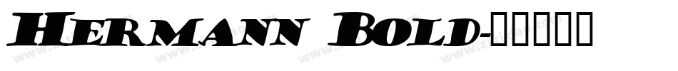 Hermann Bold字体转换